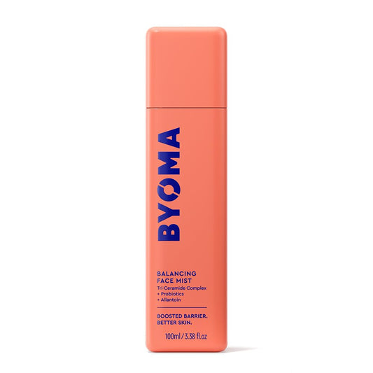 BYOMA Balancing Face Mist - pH Balanced Face Toner with Ceramides, Probiotics & Allantoin - Alcohol Free Toner Spray - Balance, Soothe & Refresh Throughout The Day - 3.38 fl. oz