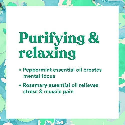 ASUTRA Dead Sea Salt Essential Oil Body Scrub Exfoliator (Purifying Peppermint), 16 oz - Ultra Hydrating, Gentle, & Moisturizing - Coconut, Peppermint, and Rosemary Oils