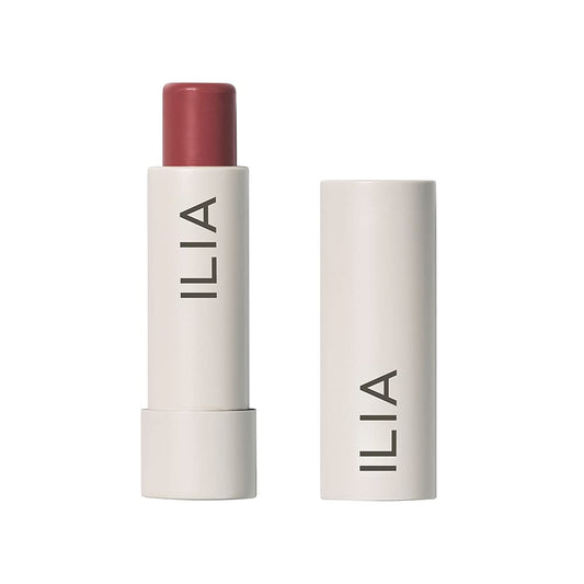 ILIA - Balmy Tint Hydrating Lip Balm | Buildable Lip Color + Soft Shine | Nourish + Moisturize with Shea Butter & Rosehip Seed Oil | Vegan, Clean, Cruelty-Free Makeup (Runaway, 0.15 oz | 4.4 g)