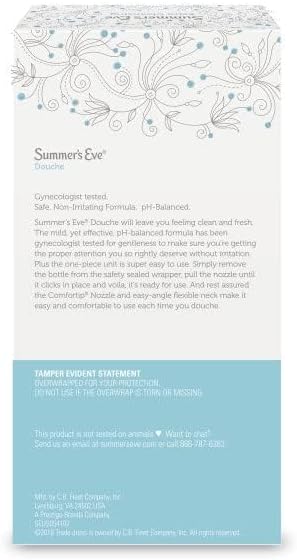 Summer's Eve Douche, Extra Cleansing Vinegar and Water, 4.5 Fl Oz, 4 Ct. (Pack of 3)