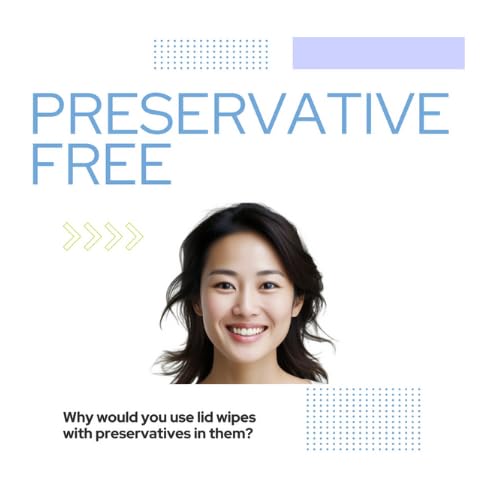 The Daily Lid Wipe™ from myze | Preservative Free Tea Tree Oil & Hyaluronic Acid Eyelid Wipes for Daily Relief | 30ct Sterile Lid Cleaning Wipes