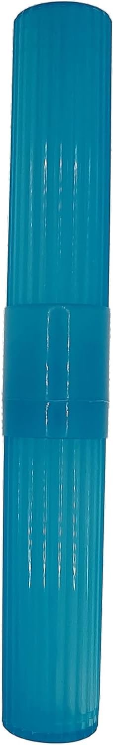 Toothbrush Holder (Blue) - Made in The USA. W/Ventilation Holes.