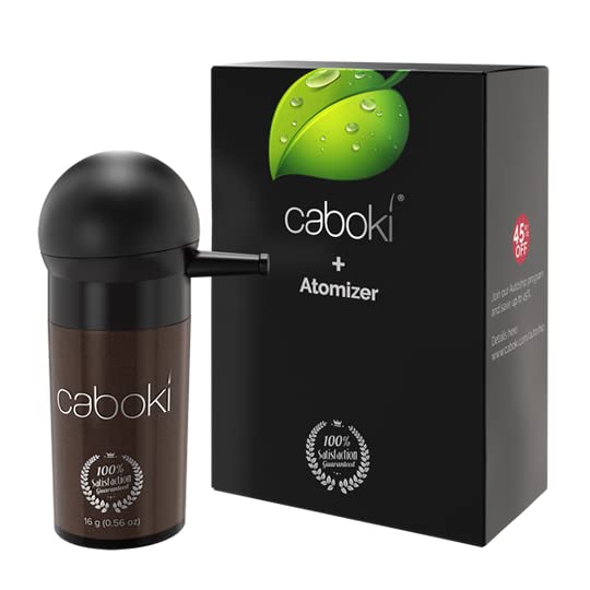 Caboki Hair Building Fiber + Built-in Spray Applicator (30-50 Days Supply). Golden Blonde