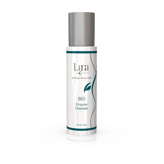 Lira Clinical BIO Enzyme Cleanser for Oily Skin Control - Papaya Enzyme Gel Face Wash - Hydrophilic Exfoliating Facial Cleanser - Deep Cleansing Skincare with Resurfacing and Hydrating Care - 6 Oz