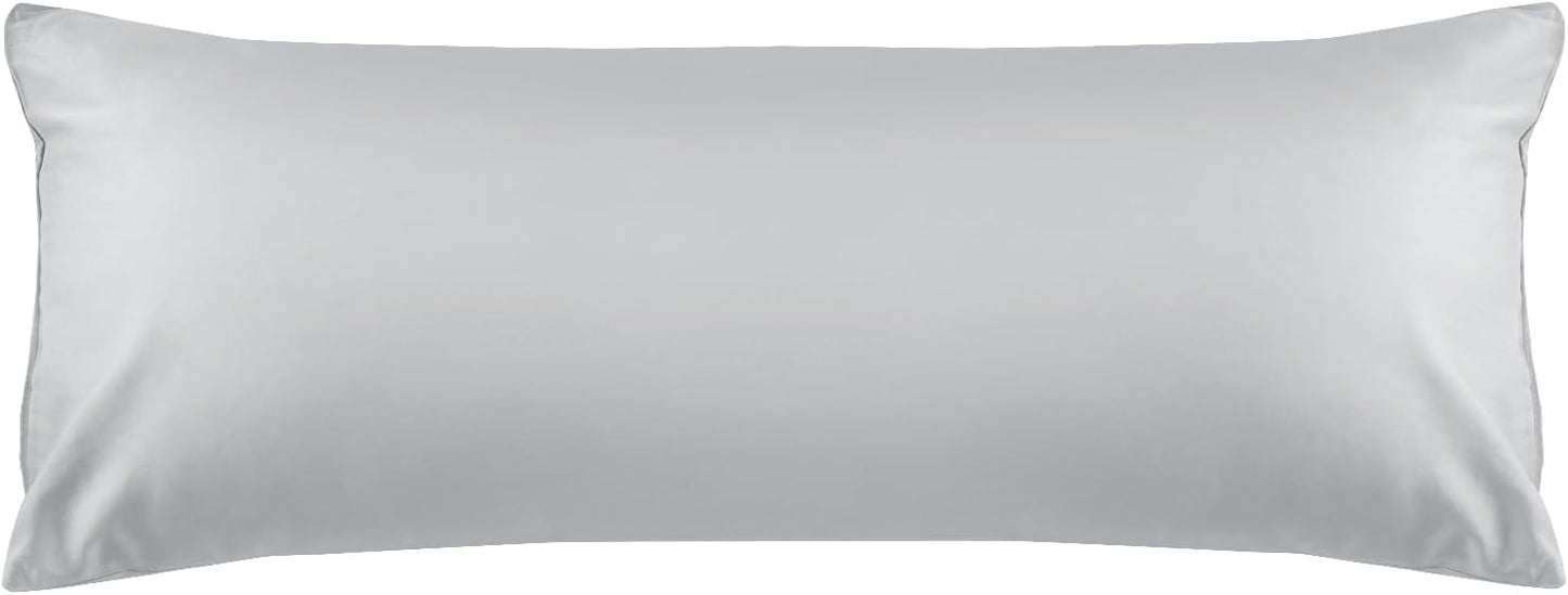 Warmstar Cotton Body Pillow Cover 1 Pack, 600 Thread Count Body Pillow case 20"x54", Long Body Pillow Case Cover Soft Breathable with Envelope Closure,Grey