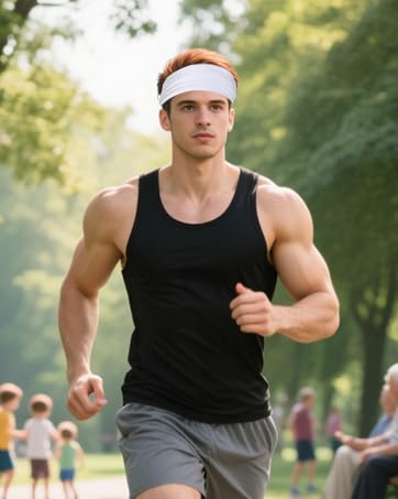 10 Pcs Wide Absorbent Sport Headbands for Women, Non-slip, Stretchy, Soft Cotton Twist Knotted Hair Bands for Daily Workout Yoga Running Sports, BF