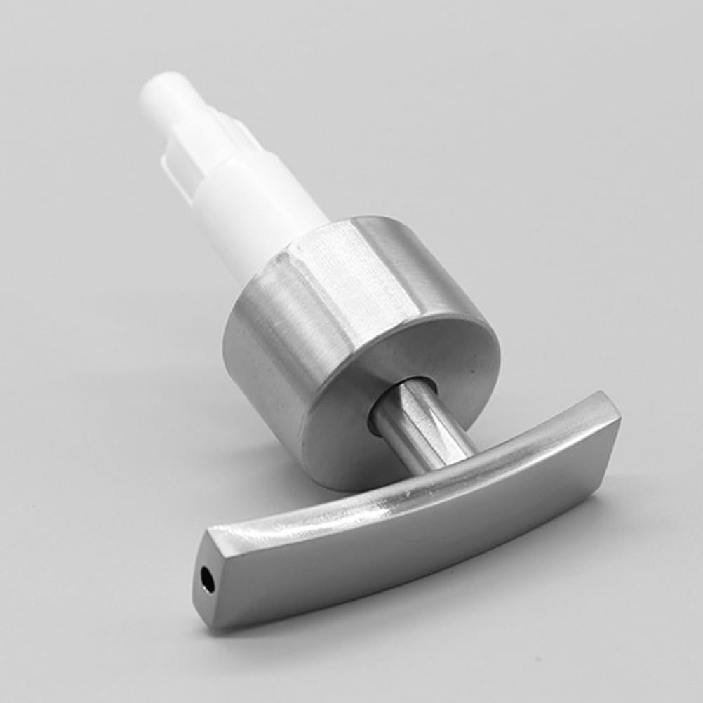 FRCOLOR Stainless Steel Soap Pump Soap Dispenser Pump Head Replacement Silver Pumps Kitchen Soap Dispenser Pump Replacement Lotion Pump Dispenser Shampoo Pump Replacement 2pcs