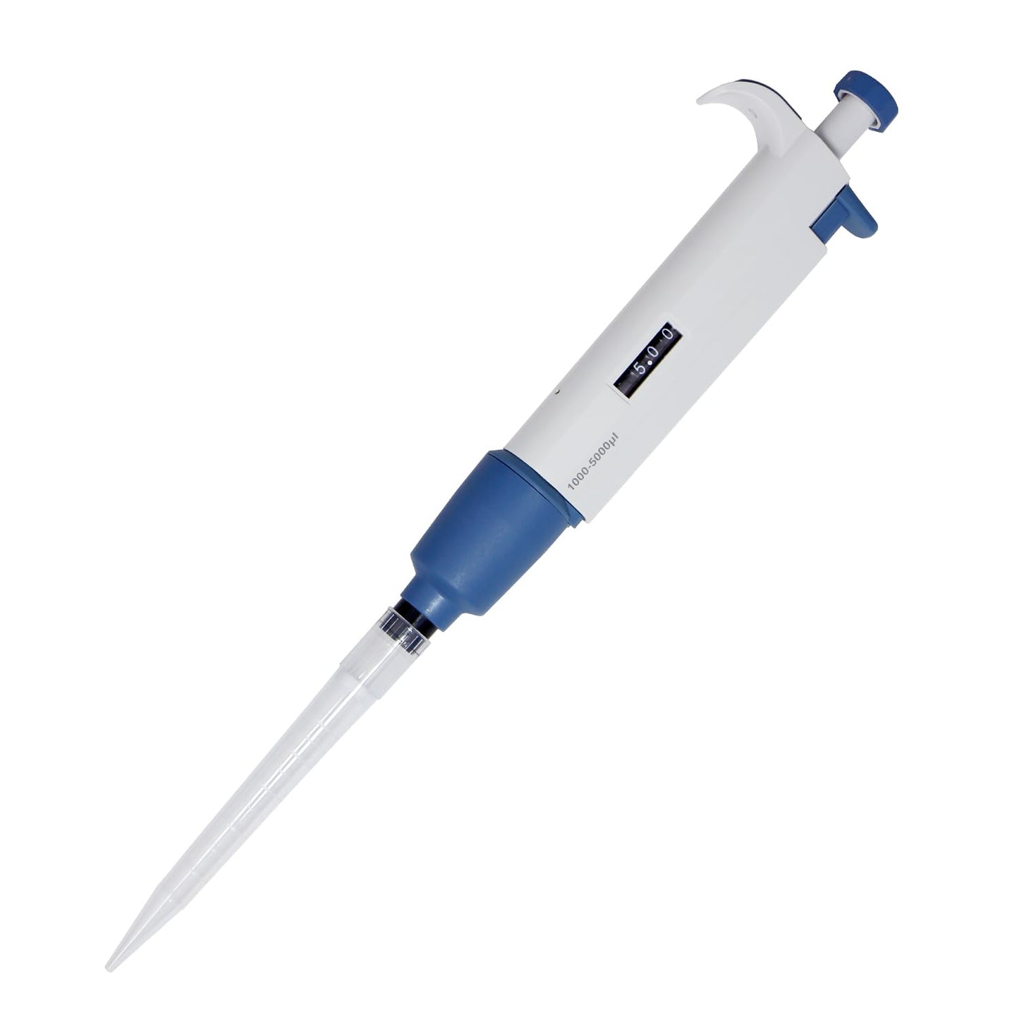 Micropipette 0.5-5ml, Adjustable Pipettor for Laboratory, Single Channel Lab Pipette,Half-Autoclavable 500-5000ul