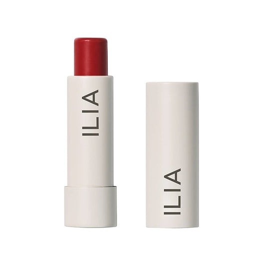 ILIA - Balmy Tint Hydrating Lip Balm | Buildable Lip Color + Soft Shine | Nourish + Moisturize with Shea Butter & Rosehip Seed Oil | Vegan, Clean, Cruelty-Free Makeup (Heartbeats, 0.15 oz | 4.4 g)