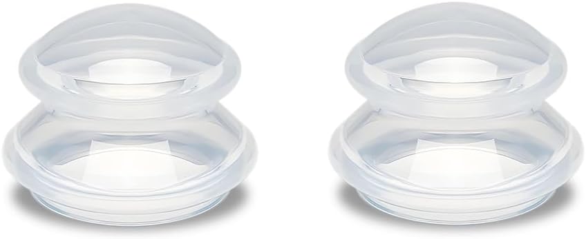 Silicone Cupping kit for Massage Therapy, Professionally Massage Cup for Body Sculpt Cup (Clear, S*2 Cups)