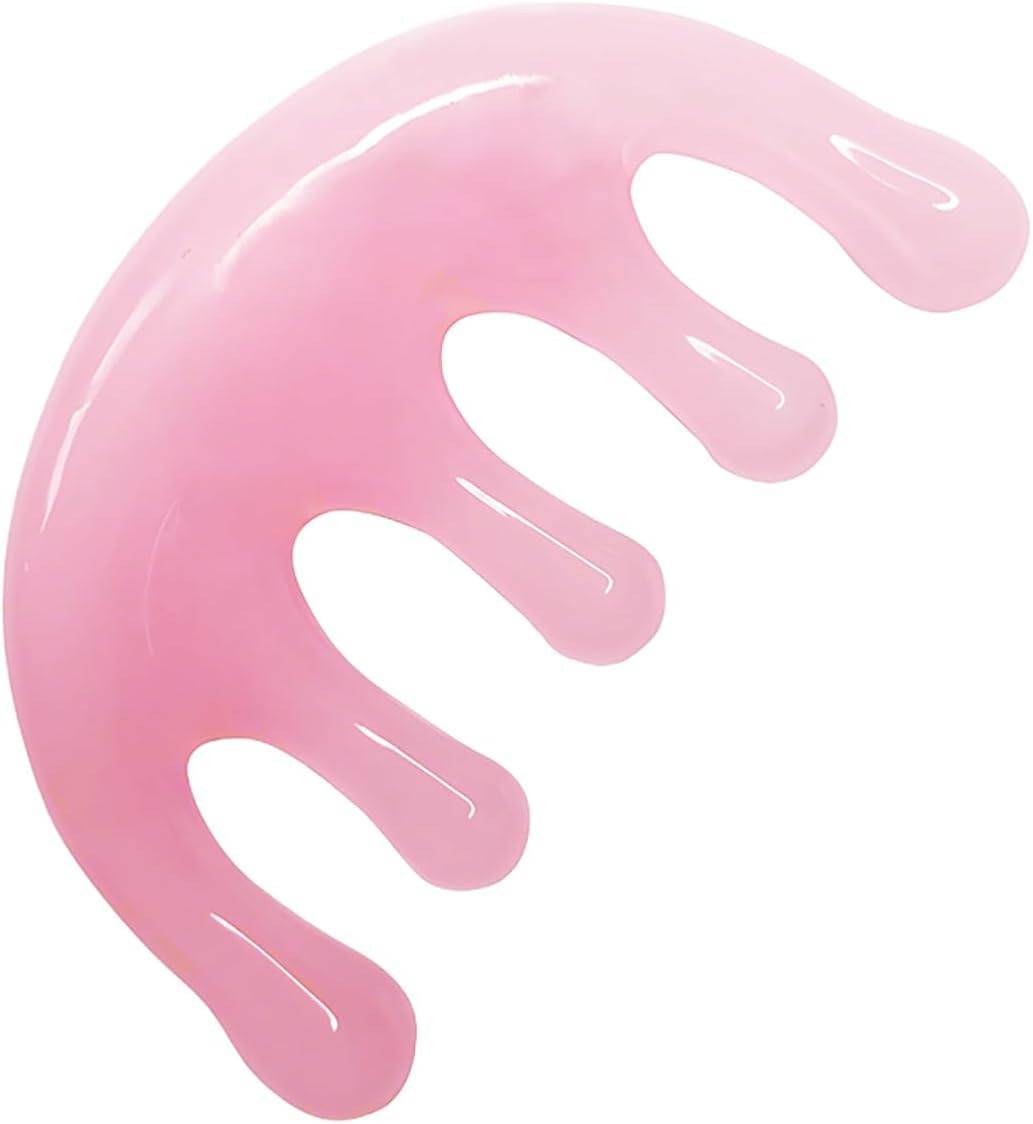 GSHOW Head Massage Comb Scalp Massager Resin Gua Sha Meridian Massage Tool for Head and Neck