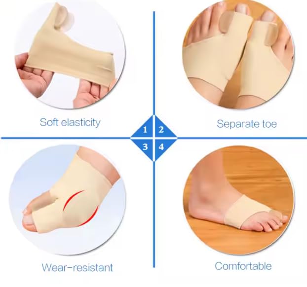 2-in-1 Foot Care Kit – Toe Correctors for Women and Men & Metatarsal Pads – Ball of Foot Cushions for Heels, Toe Separators for Alignment, Blister Prevention, Forefoot Pain Relief Bundle