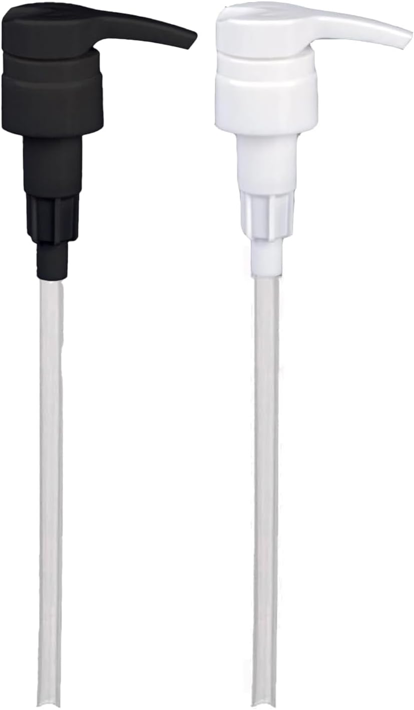Universal Shampoo/Conditioner Dispenser Pump for Bottles, Leak Proof, Pump Top Fits 1 L/33.8 oz Bottles, 28/410 Neck Size, (Variety Pack of 2)