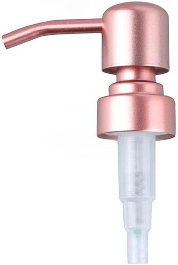 Metal Soap Dispenser Pump Head Replacement Pump for Your Soap or Lotion Dispenser, 304 Stainless Steel Replacement Pump for Liquid Hand Soap Dispensers(Rose Gold)