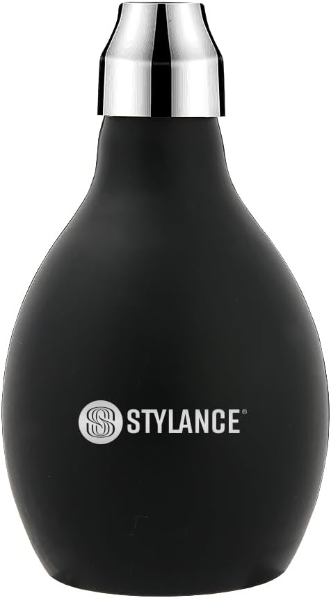 Barber Powder Spray Bottle, Empty Powder Blower, Refillable Hair Fiber Applicator Use for Dry Shampoo 3.38oz/100ml