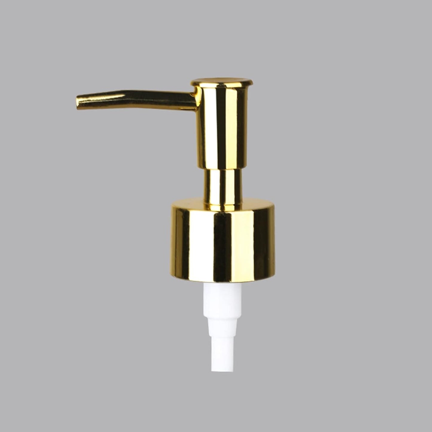 JYXR Lotion and Soap Dispenser Pump 2Pack,Replacement Pumps for Your Bottles,Include 2 Tubes(Golden)