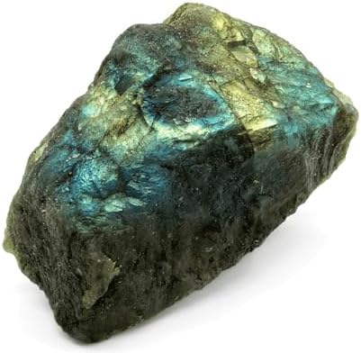 Labradorite Raw Crystal Stone 1.25"–2.0"– Natural Rough Gemstone with Iridescent Flash for Meditation, Chakra Balancing, Reiki, Feng Shui, Spiritual Practices & Home Décor