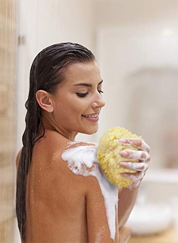 Premium Natural Sea Wool Sponges - 2 Soft Real Sponges 6"-7" (Large) & 3"- 4" (Medium); Perfect Luxury Gift for Bath, Shower and Cosmetic Facial Cleansing by Constantia Beauty®