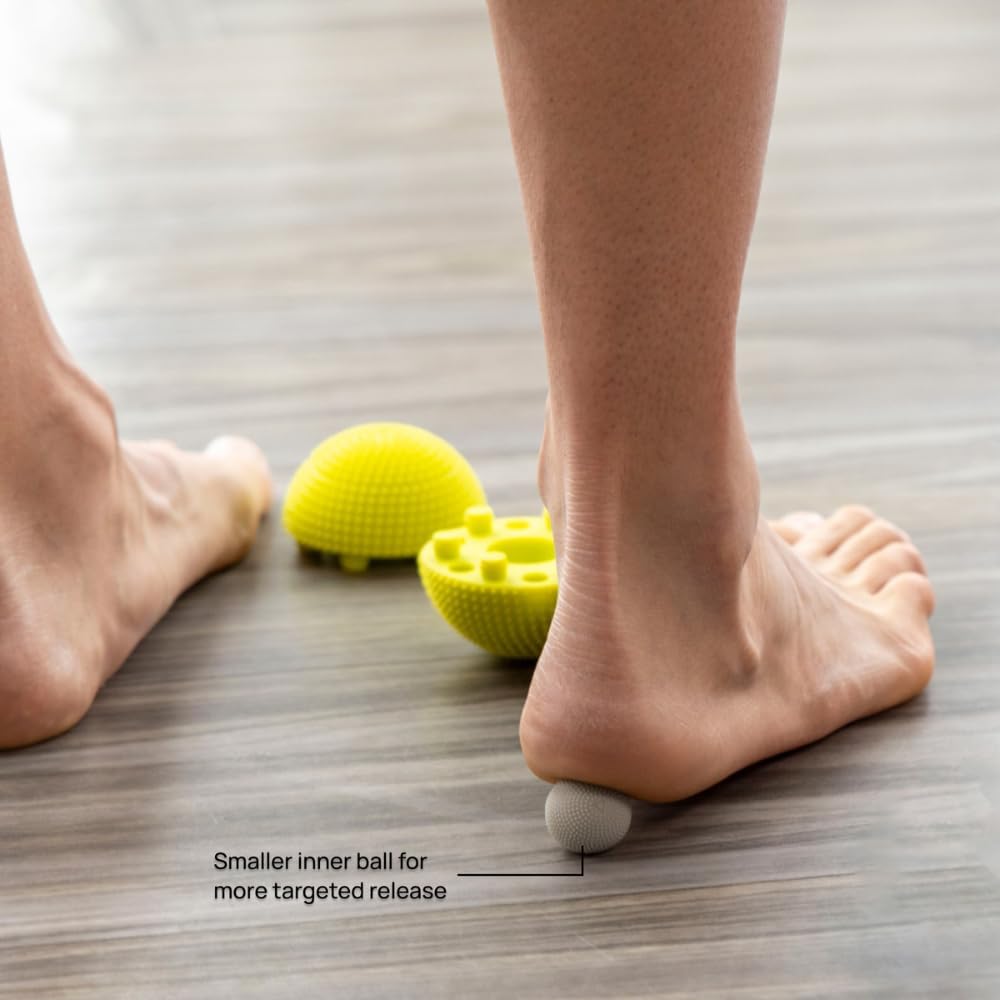 NABOSO Neuro Ball, Foot Myofascial Release Tool, Textured Massage Ball for Feet, Self Massage, Mobility and Recovery