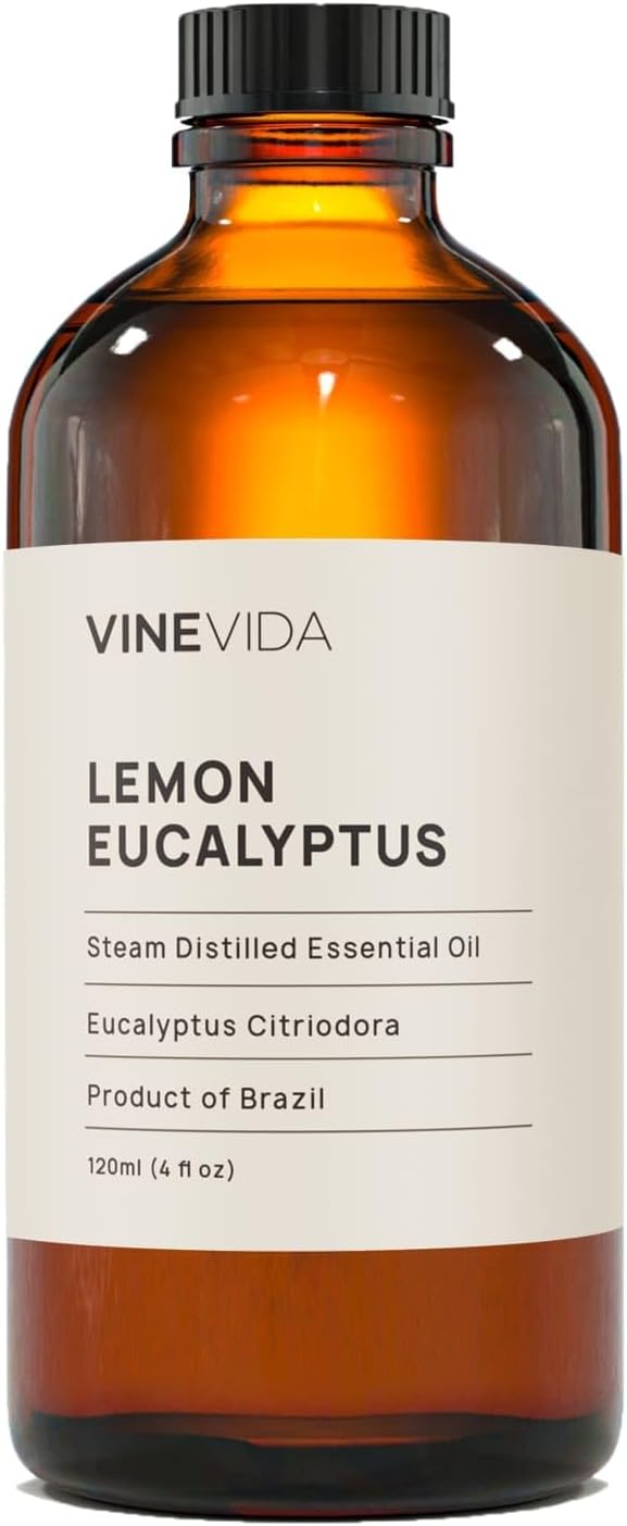VINEVIDA Lemon Eucalyptus Essential Oil 4 oz - Undiluted - 120ml