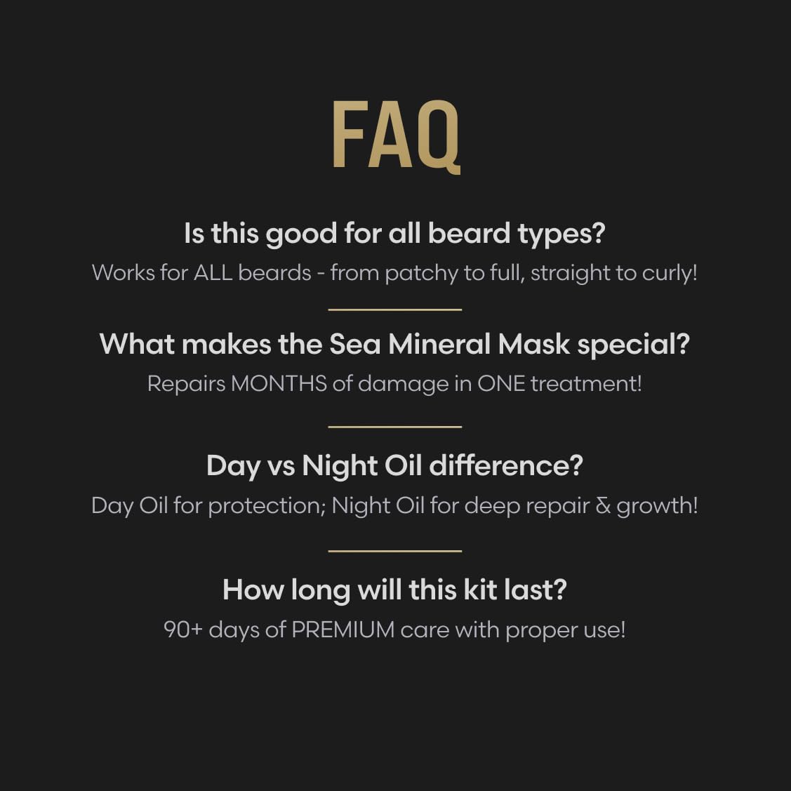 The Complete Beard Growth Kit by Beard Struggle - Mens Grooming Kit with Balm, Mask, Conditioner, Wash & Oils - Surtr's Fury, Platinum Collection