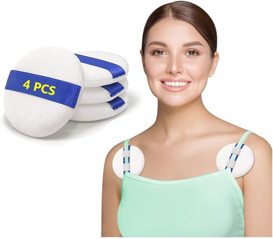 4 Pack Pacemaker Incision Protector Post Surgery Bra Strap Pad Chest Cushion to Prevent Wound Rubbing for Heart Surgery Recovery Support Pad for Bra Straps Chest Port Cushion Support White