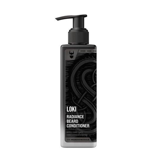 The Beard Struggle Radiance Beard Wash - Platinum Collection, Loki Unscented - Deep Clean & Hydrated Beard Care - Viking Beard Shampoo for Men (8 Fl oz)