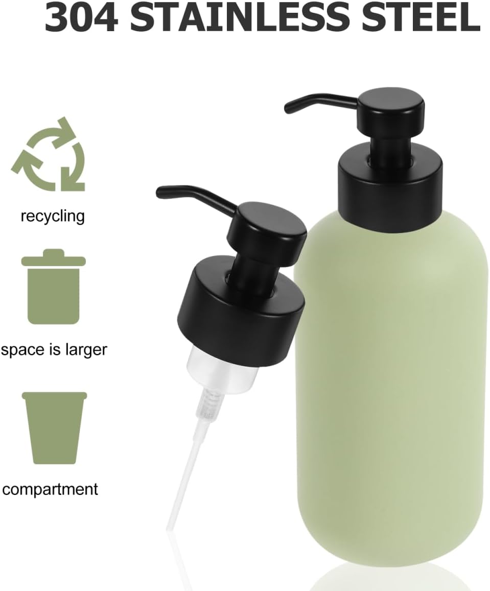 Ciieeo 2pcs Foam Soap Dispenser Pump Head Lotion Bottle Pump Dispenser Pump Soap Dispensers Pump Shampoo Bottle Pump Replacement Shampoo Pump Pumps for Shampoo Bottles Soap Pump