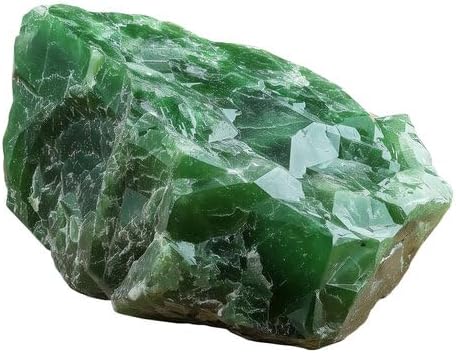 Green Jade Raw Crystals – Large 1.25-2.0” Natural Healing Stones for Luck, Prosperity, Meditation, Chakra, Reiki, Crystal Grid, Energy Work, Wire Wrapping & Spiritual Home Decor