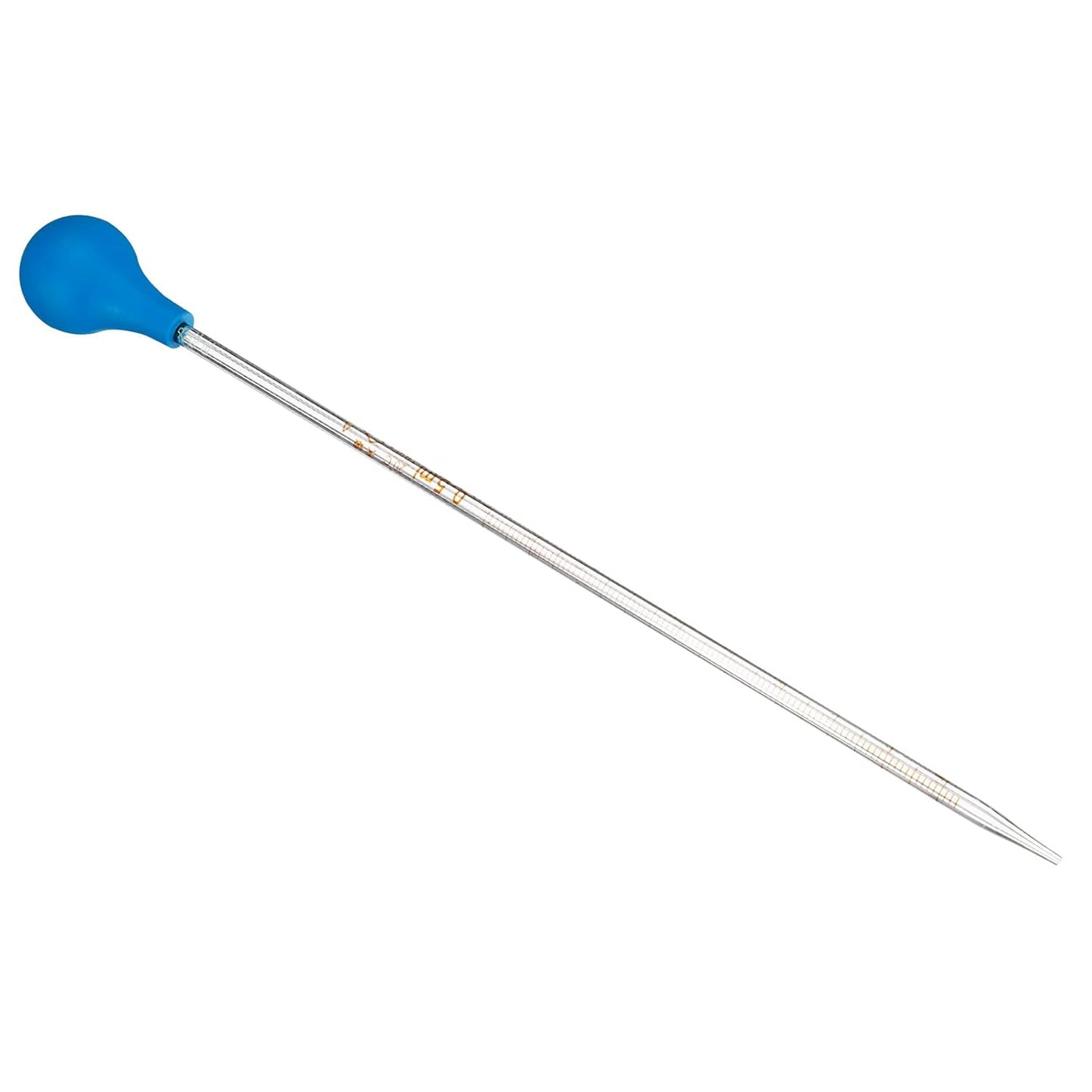 PATIKIL Graduated Dropper Pipettes Kit, 0.5ml Borosilicate Glass Pipette with Rubber Cap for Transfer Liquid for Lab, Chemistry, Clear