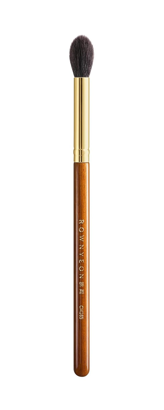 Desert Oak Series Eyeshadow Blending Brush - Dome Goat Hair Bristles for Seamless Crease Work, Premium Bubinga Handle with Gold Brass Ferrule (CM 169)