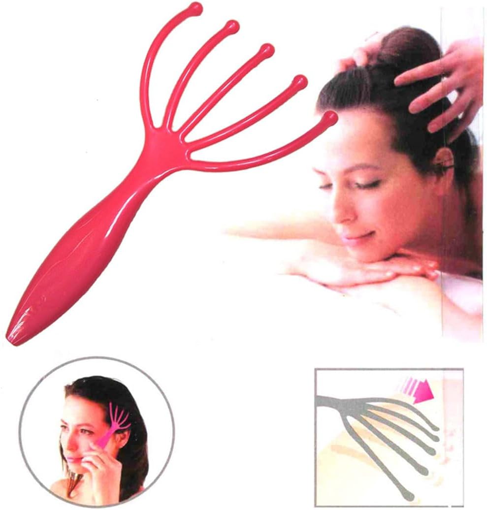 Head Massager, Hand held Scalp Massager, Deep Relaxation & Stress Reduction Suitable for Home/Office/Travel or as a Festival Gift