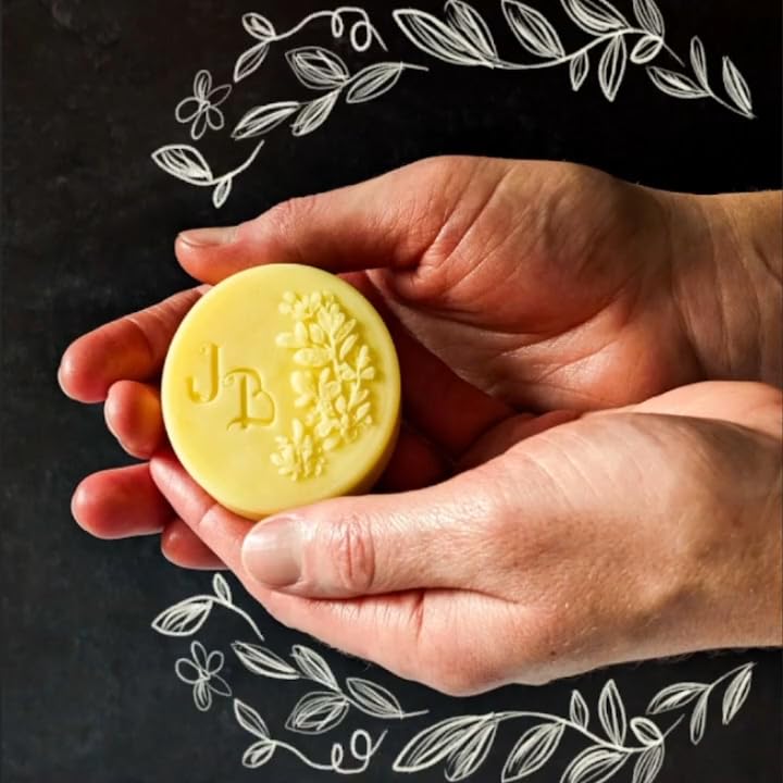 Just Bee 100% Natural Organic Gathered Beeswax Lotion Bar (Unscented)