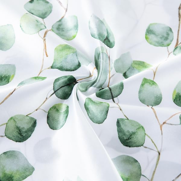 EXQ Home Satin Body Pillow Pillowcase Super Soft Silk Pillowcase, Body Pillow Cover with Envelope Closure Ink Leaf (20"x54")