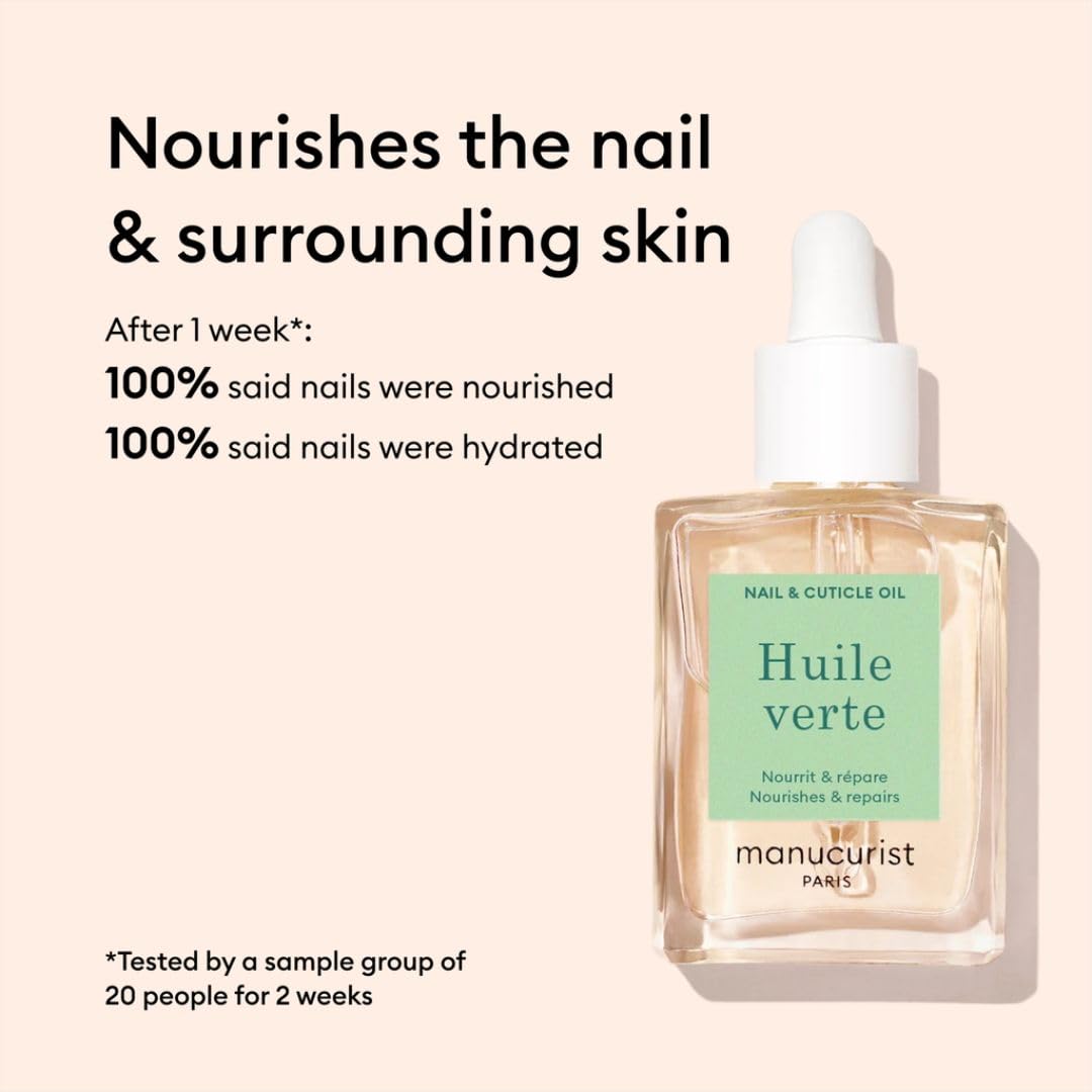 Manucurist Rescue Kit - Nail Care Kit - Nail Repair for Damaged Nails : 1 Strengthening Base Coat, 1 Night Mask for Nails, 1 Nail Cuticle Oil - Nail Strengthener For Damaged Nails - Nail Growth