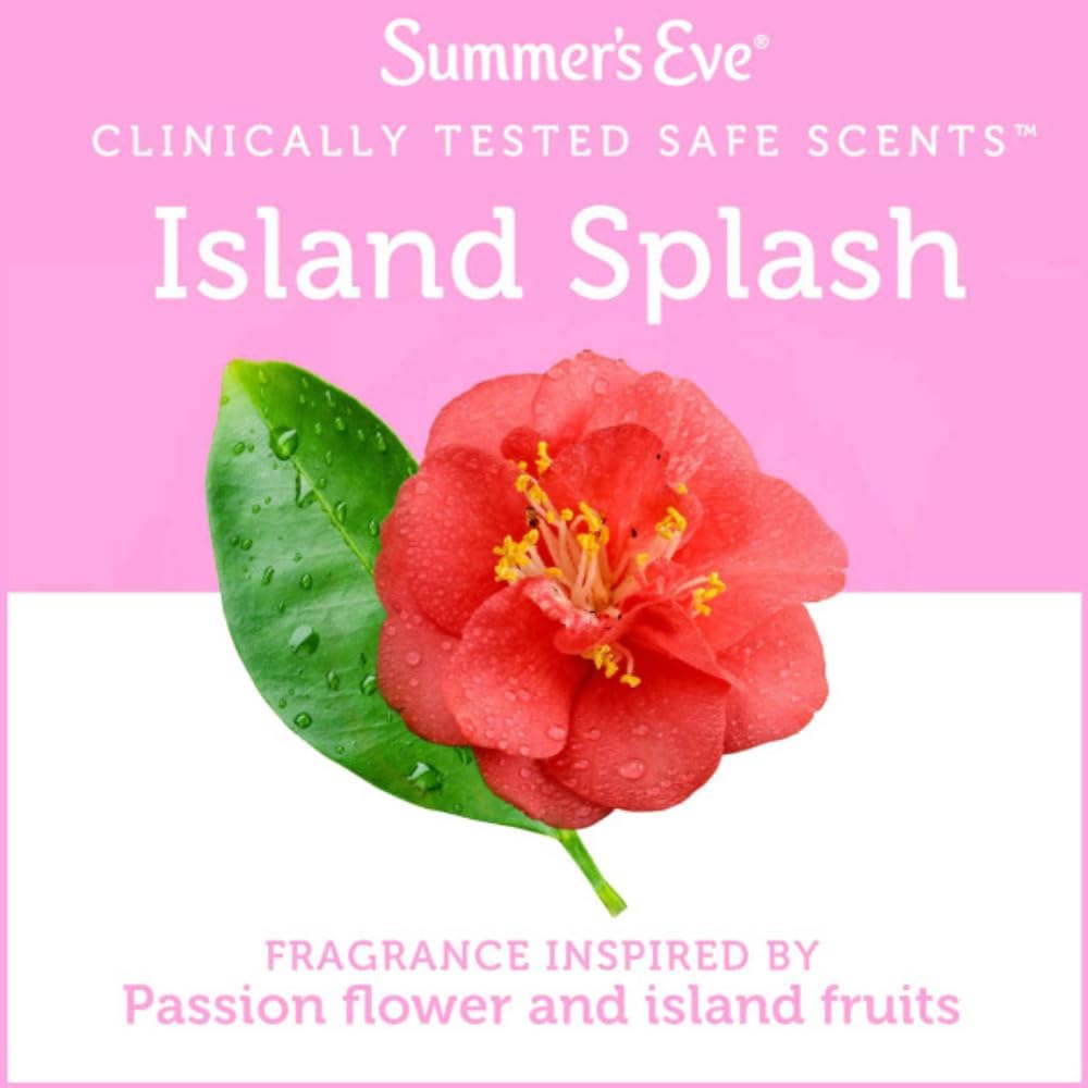 Summer's Eve Feminine Cleansing Douche, Variety Pack, Island Splash (4ct), Extra Cleansing Vinegar and Water (4ct) (2 of each)