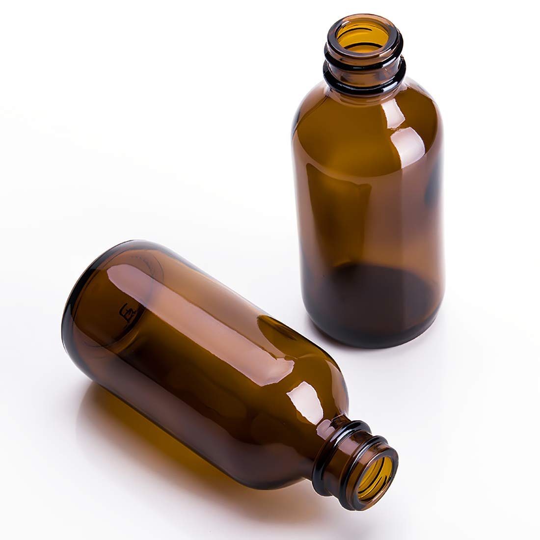 Kingrol 30 Pack Amber Glass Bottles with Glass Eye Dropper, 2 oz Dropper Bottles for Essential Oils, Perfumes, Aromatherapy, Chemistry Lab Chemicals