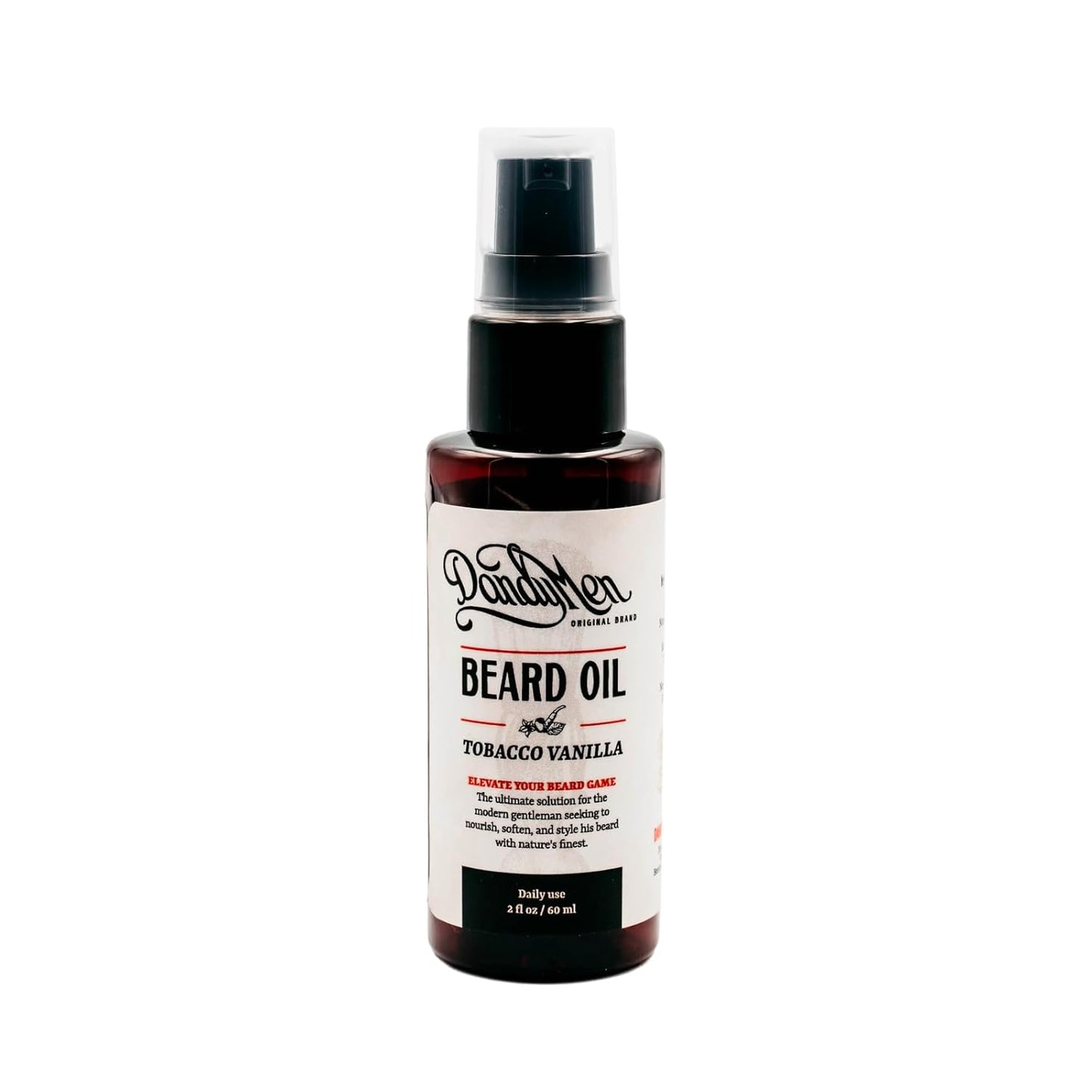 Beard Oil | Hydrating and Conditioning Formula with Sweet Almond & Argan Oils | 2 oz (Tobacco Vanilla)