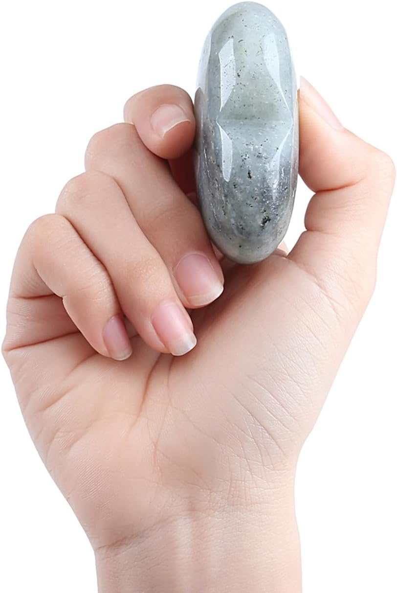 MAIBAOTA 60 mm Moonstone Crystals Large Heart Stone Healing Crystals Natural Crystal Heart Reiki Gemstone Polished Heart Shaped Rocks Meditation Mothers Day Crystal Gifts for Mom Her