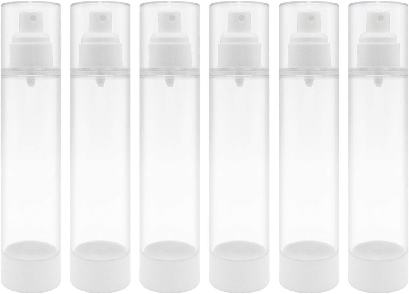 TRENDBOX 120ml / 4oz Airless Spray Bottle Refillable Travel Container for Cosmetic Makeup Water - 6 Pack