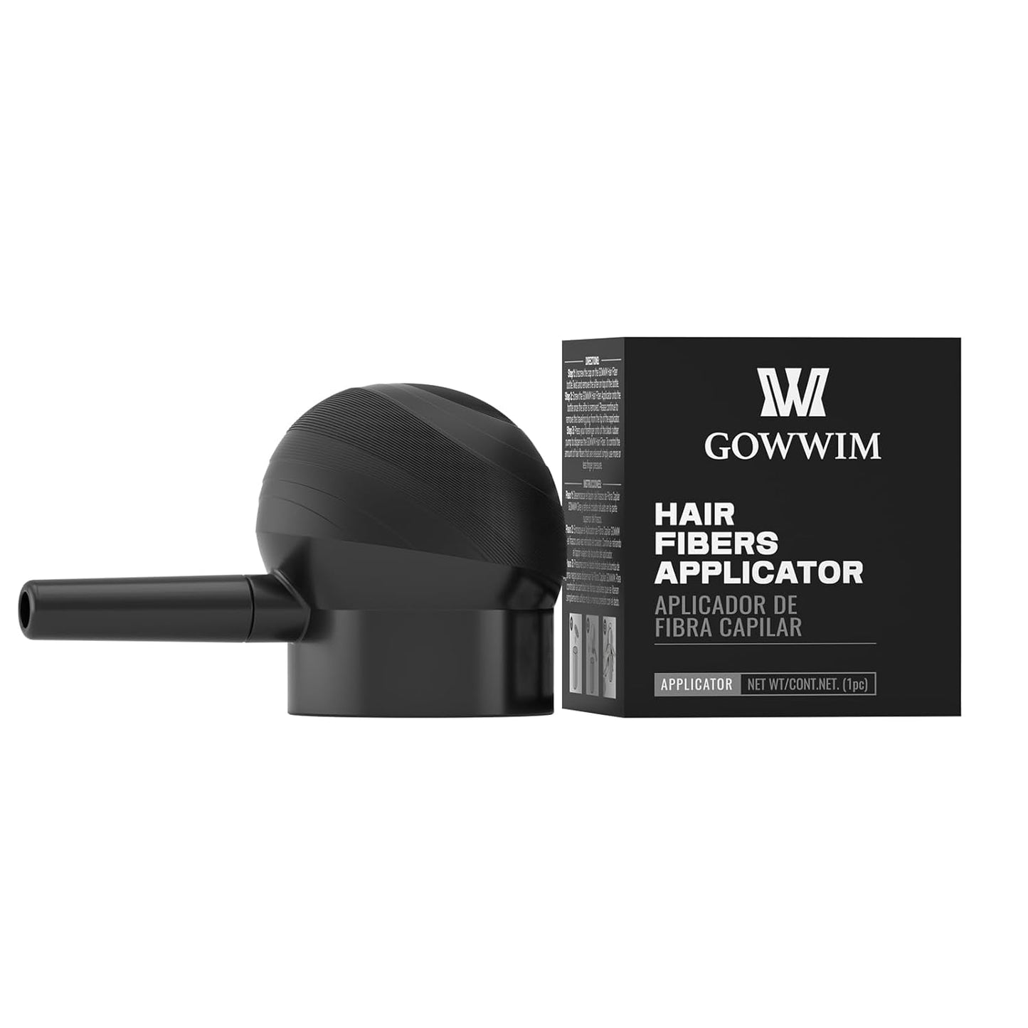 Gowwim Hair Fiber Applicator - Easily Distributes Fibers Evenly, Covers & Blends Roots 12g/25g