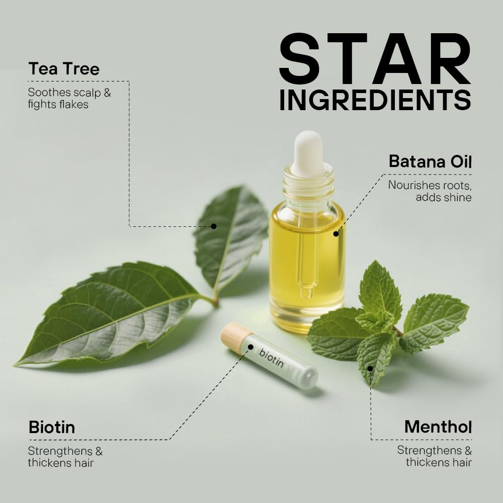 Tea Tree Scalp Scrub - 400g (16 fl.oz) 1 Bottle, Exfoliating & Moisturizing Treatment for Dry, Flaky Scalp - Deep Cleansing Hair Scrub with Natural Exfoliants & Nourishing Oils