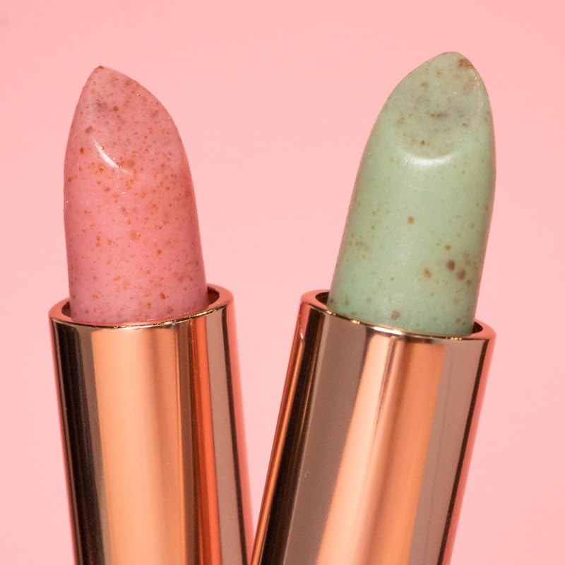 Natural Lip Scrub – 100% Natural Lip Exfoliator Made in Australia, Cruelty-Free | Polishes with Sugar Crystals | Nourishes with Shea, Jojoba & Avocado Oils | For Smooth, Beautiful, Hydrated Lips