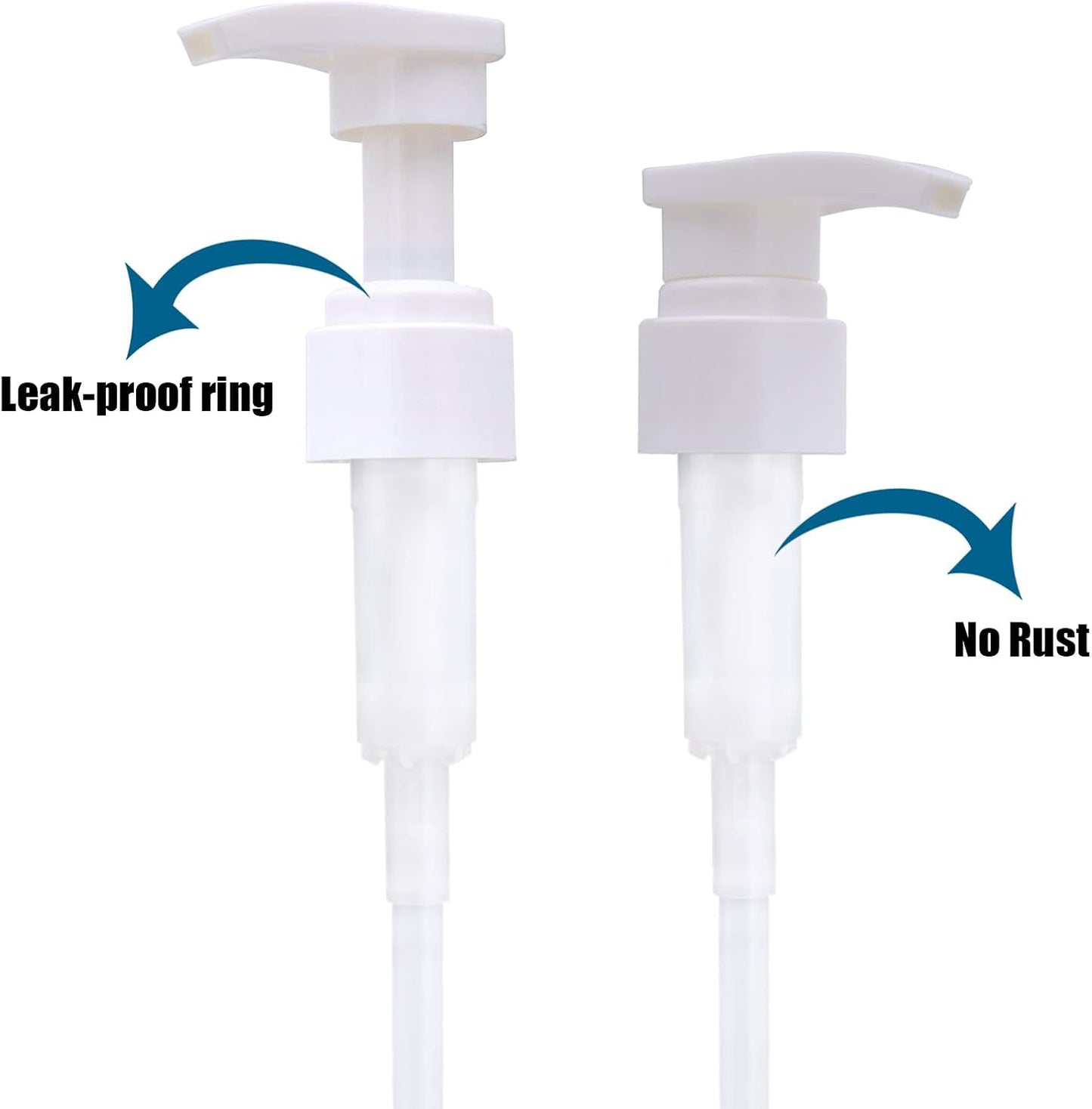 Cosywell Pump Bottle Dispenser Plastic Pump Bottles Refillable Bottles Wide Mouth Jar Style Empty Pump Bottles Bathroom Shower Containers for Lotion Shampoo Conditioner (White, 3X 1000ml)