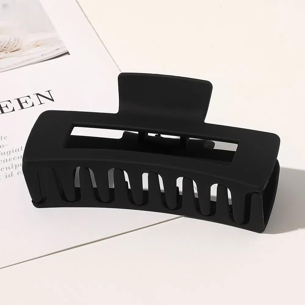 16pcs Skincare Headband Set, Headband Set for Face Washing Spa and Makeup, Including 1 Hairband, Wristband, 3 Hair Claw Clips and 10 Hair Ties, with Box, Gift for Women and Girls, Black