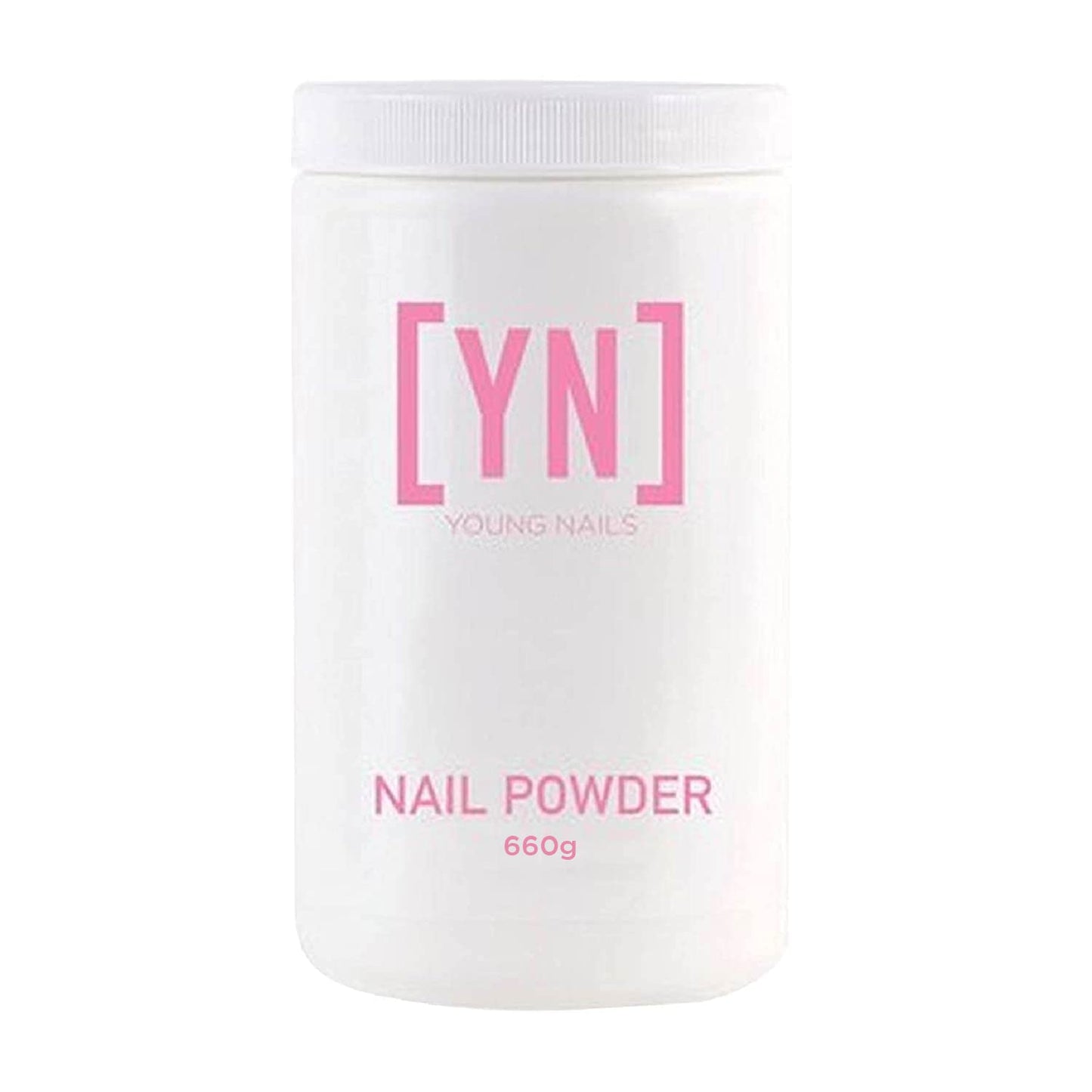 Young Nails Acrylic Cover Powder - Self-Leveling Acrylic Nail Powder, Clear Nude Pink White Acrylic Powder for Nail Extenstion, Professional Grade, Superior Adhesion, Color - XXX Pink 660g