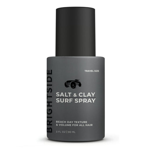 Salt & Clay Surf Spray - Hair Texturizing & Volumizing Spray - Travel Size TSA (3oz) - Sea Salt & Epsom Salt, Natural Clay Blend, Silica, & Green Tea - Beach Style For All Hair Types