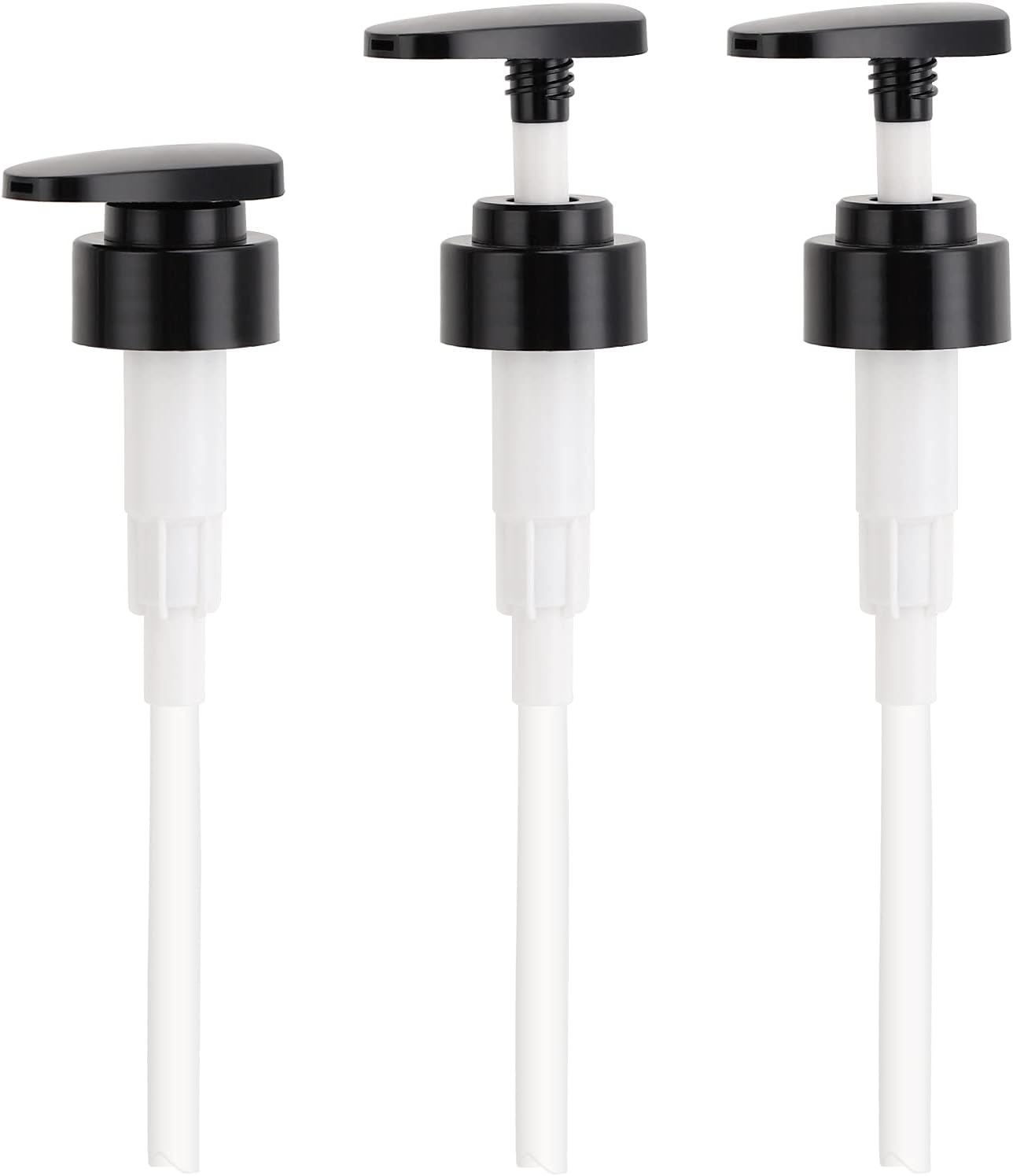 Lotion Dispenser Pump Head, Segbeauty 3 Pack Shampoo Shower Bottle Pump Replacement, Empty Refillable Bottle Tube Pump Top for Soap Conditioner Lotion Body Wash Bathroom Kitchen