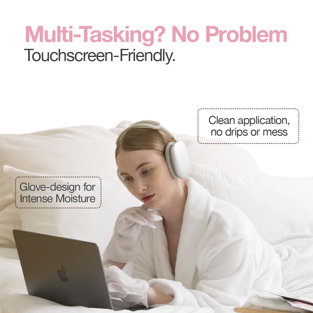 Naisture 15 Min Hand Glove Mask: A Moisturizing Treatment for Dry Hands & Cuticles (5 Ea)