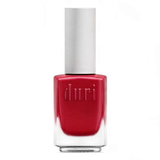 duri Nail Polish, 34 Pure Red, Red-Carpet Classic, Stylish, Modern, Full Coverage, Glossy Finish, Quick Drying, 0.45 Fl Oz